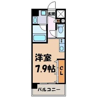 エスポアール泉【6階】の間取り