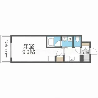 セイワパレス深江南【4階】の間取り