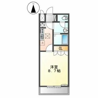 グレイシャス【1階】の間取り