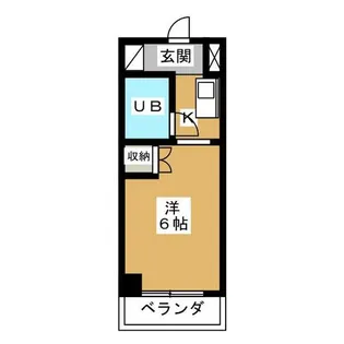 ヒルズ高坂【1階】の間取り