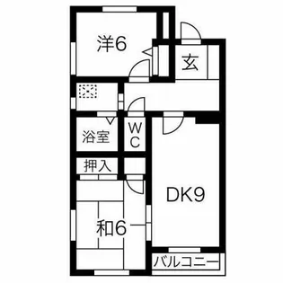プレミール【1階】の間取り