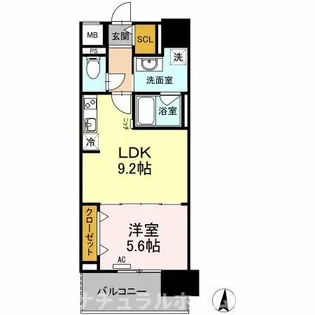 CASA94【8階】の間取り