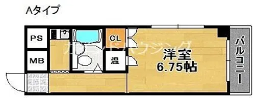 ウエストンビル【5階】の間取り