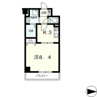 グレース大嘉【4階】の間取り