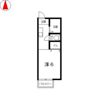 プラザエイト【1階】の間取り