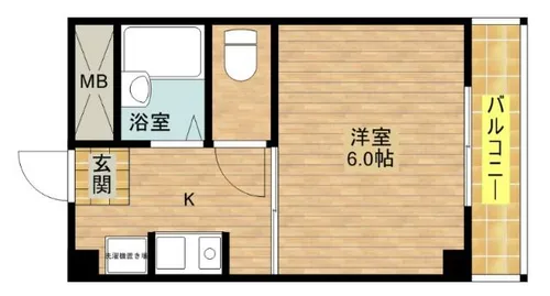 エクシード倉垣【302号室】の間取り