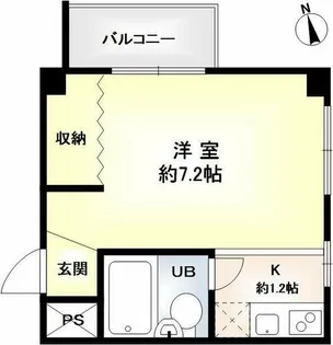 リバーヒルハイツ【2階】の間取り
