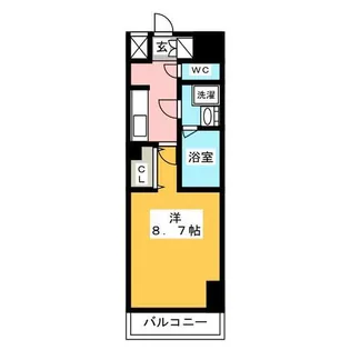 コントレイルりんくう常滑【4階】の間取り