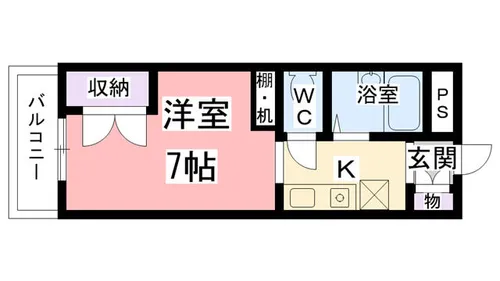 ウィズコート【403号室】の間取り