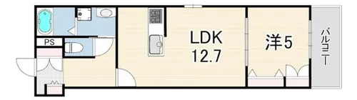 ヘーベルメゾン御蔵通【3階】の間取り