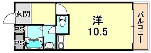 セントレ六甲【3階】の間取り