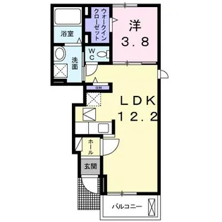 アルビコッコ【1階】の間取り