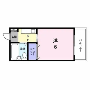 プチメゾン滝谷【2階】の間取り