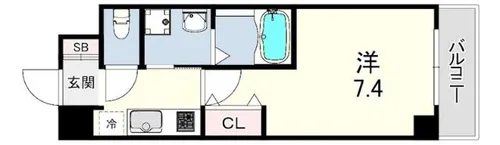 HII西明石【3階】の間取り