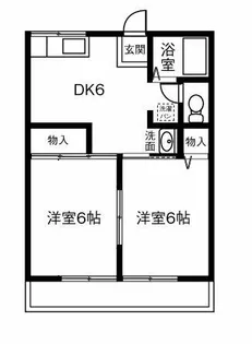 シティハイム桂【201号室】の間取り