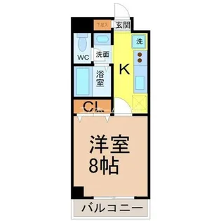 willDo日比野【6階】の間取り