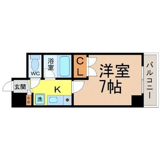 セントラルハイツ安田通【4階】の間取り