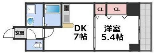 カナセ上汐町【2階】の間取り