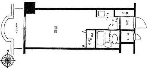 メゾン・ド・グルー【4階】の間取り