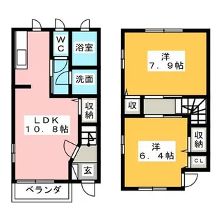 エアリーコート【1階】の間取り