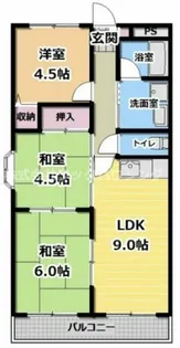 シルクハイム【3階】の間取り