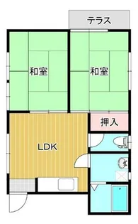 こぶしハイツ【101号室】の間取り