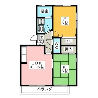 ソレーユ宮代【3階】の間取り