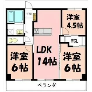 マリオン大曽根【10階】の間取り
