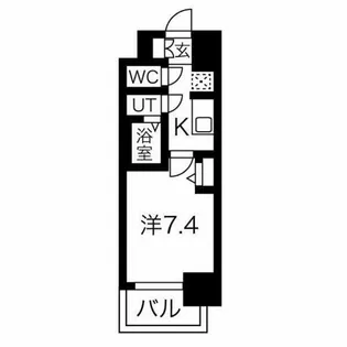 メイクスWアート丸の内【7階】の間取り