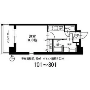 Cion Nagoya meieki【8階】の間取り