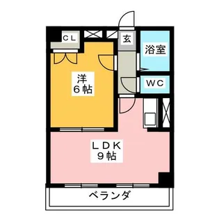 エスタ植田【1階】の間取り