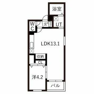 DEVELD荒子【3階】の間取り