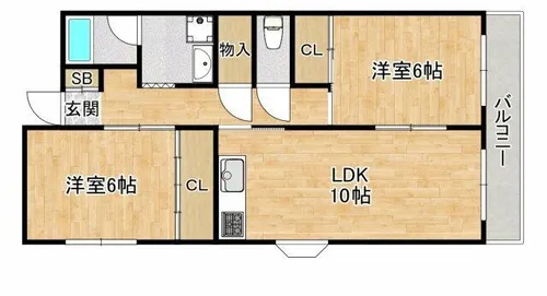 ロイヤルビル【4階】の間取り