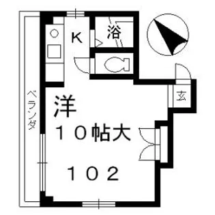 シェリーアルモン【3階】の間取り