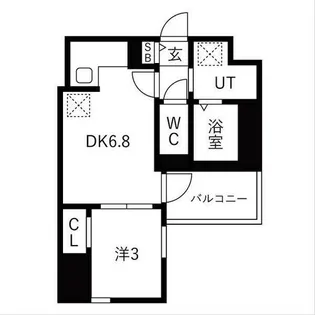 ザ・レジデンスパーク栄【603号室】の間取り