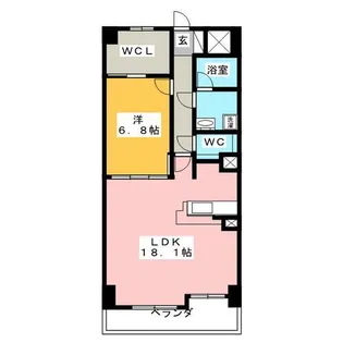 ピーノトキワ【6階】の間取り