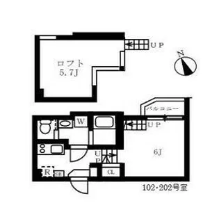 グランハイム車道【2階】の間取り