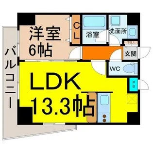 ミコノス山王【11階】の間取り