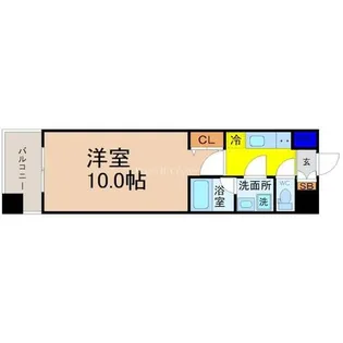 ヴィルクレア桜山【8階】の間取り