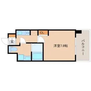 レジュールアッシュ尼崎駅前【11階】の間取り