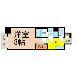 エスリード金山クラッシィ【10階】の間取り