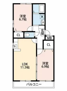 田園NEO Ⅰ【1階】の間取り
