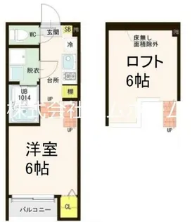 ハピネス枇杷島【2階】の間取り