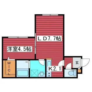 アーバン福住駅前【4階】の間取り