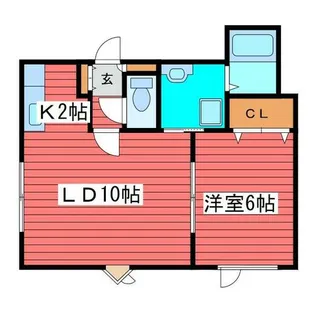 日勝ハウス【1階】の間取り