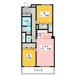 プライムメゾン御器所【5階】の間取り