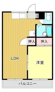 アーバンUSA【203号室】の間取り