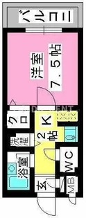 プレデュパルク壱番館【4階】の間取り