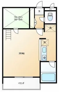 セザンヌ飯村【B-105号室】の間取り