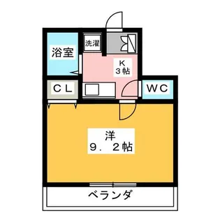 有重【3階】の間取り